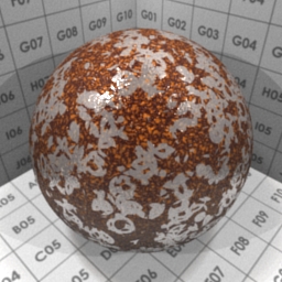Preview for the "rust" blender material