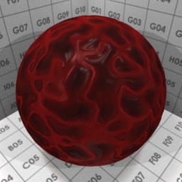 Preview for the "red coagulated gel" blender material