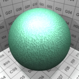Preview for the "Hammered Green" blender material