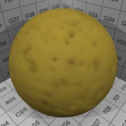 Preview for the "cheese" blender material