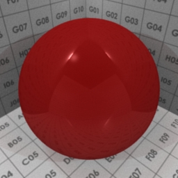 Preview for the "Acrylic glass" blender material