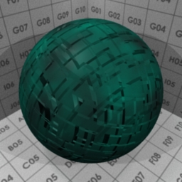 Preview for the "Green Steel Plating" blender material
