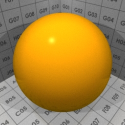 Preview for the "Yellow Car" blender material