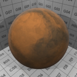 Preview for the "Mars" blender material