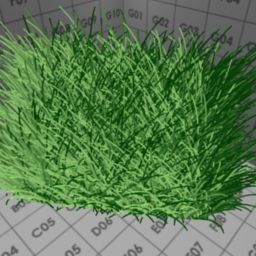 Preview for the "Grass (simple green)" blender material