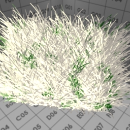 Preview for the "Grass (white lime)" blender material