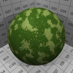 Preview for the "Water melon" blender material