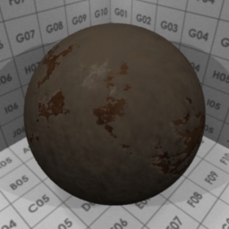 Preview for the "Yet Another Rusty metal" blender material