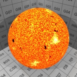 Preview for the "Sun" blender material