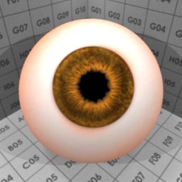 Preview for the "Brown Eye" blender material