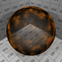 Preview for the "Crazyglass" blender material