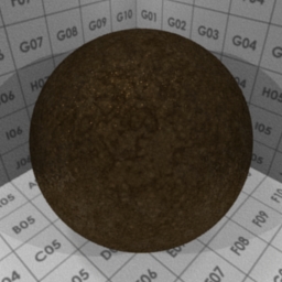Preview for the "gold-enfused stone" blender material