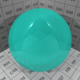 Preview for the "bluglass" blender material