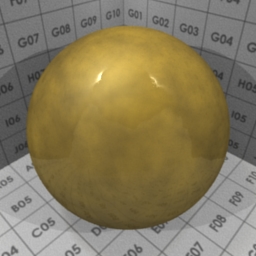 Preview for the "Antique Brass" blender material