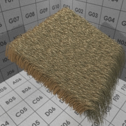 Preview for the "Straw roof" blender material