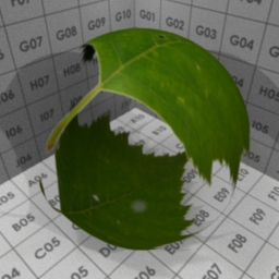 Preview for the "Simple Leaf - 1" blender material