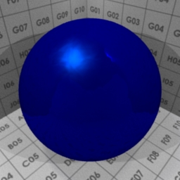 Preview for the "Sapphire" blender material