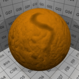 Preview for the "carrot" blender material