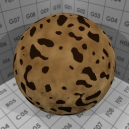 Preview for the "choco cookies" blender material