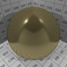Preview for the "gold" blender material