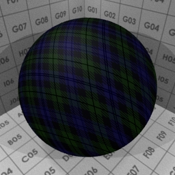 Preview for the "Black Watch Tartan" blender material