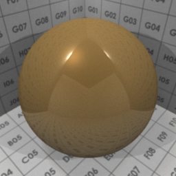 Preview for the "Brass" blender material