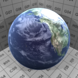 Preview for the "Earth 2" blender material