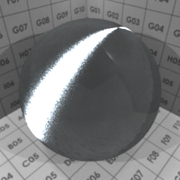 Preview for the "Steel Polished" blender material