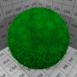 Preview for the "Moss" blender material