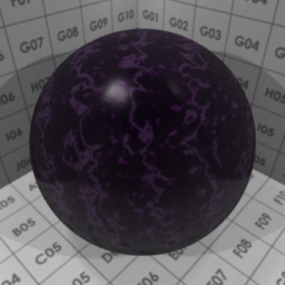 Preview for the "Black Purple Marble" blender material