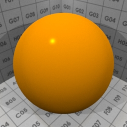 Preview for the "Orange-yellow car paint" blender material