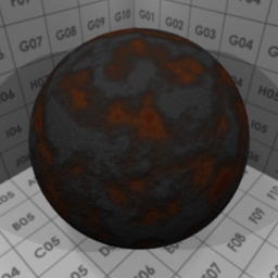 Preview for the "rusted iron" blender material