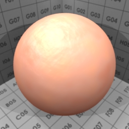 Preview for the "Skin, pale" blender material
