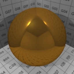 Preview for the "Gold" blender material