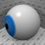 Download the Eye material from the Organic category for blender