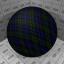 Download the Black Watch Tartan material from the Fabric/Clothes category for blender