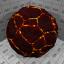 Download the Hard Lava material from the Stone category for blender