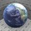 Download the Earth 2 material from the Space category for blender