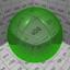 Download the Green glass material from the Glass category for blender